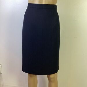 Comme Des Garcons Black Pencil Skirt Sz M